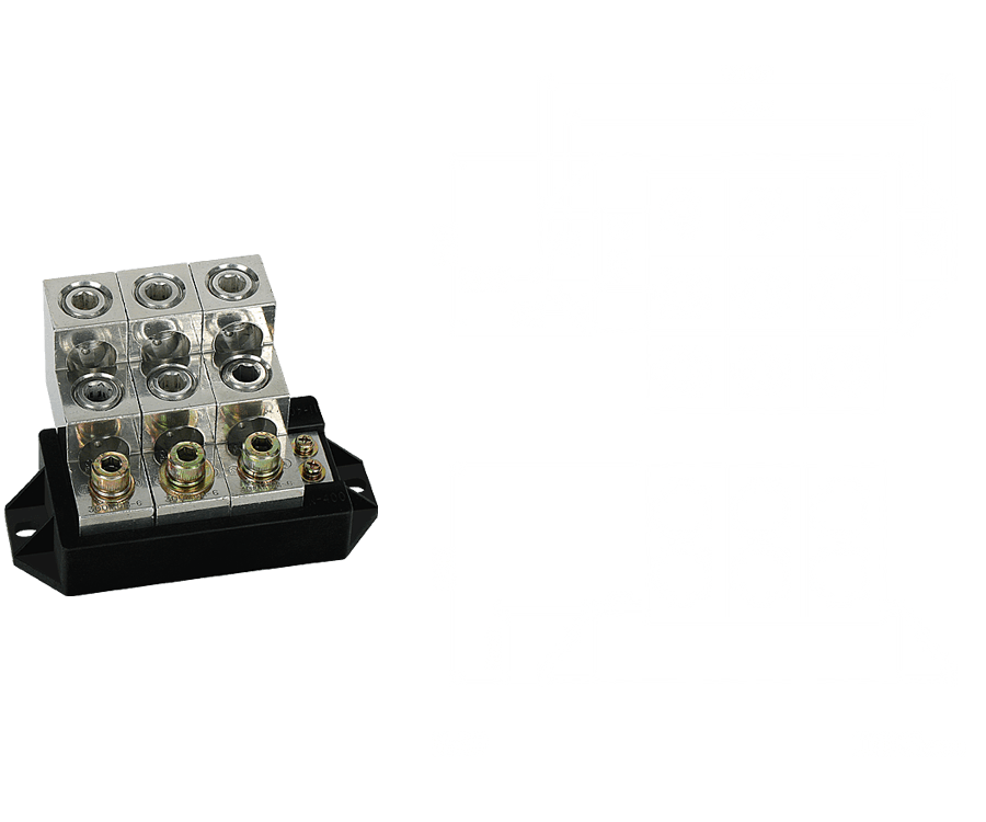 N相铝接点端子座 N-400