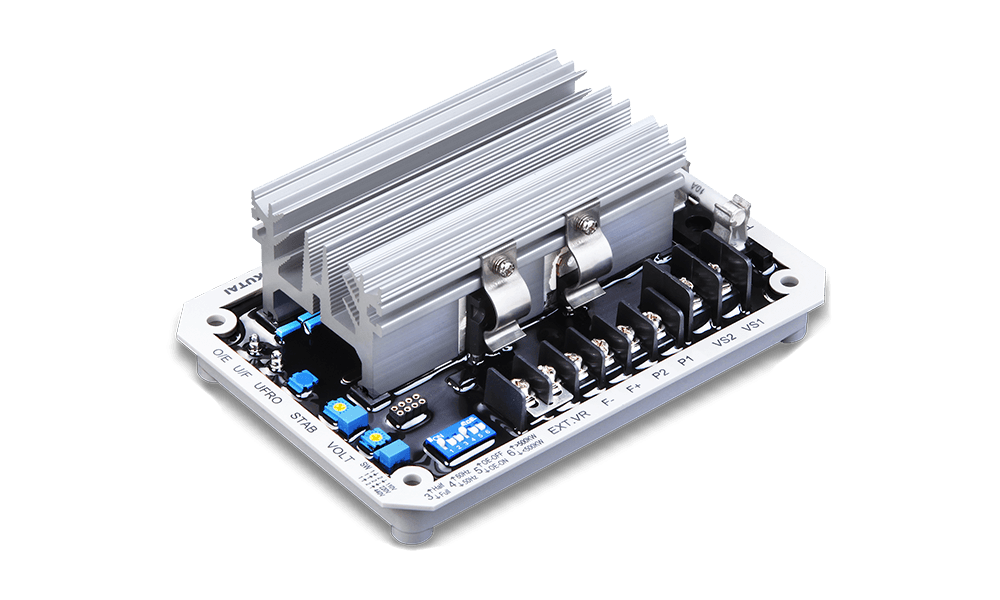 ADVR-07FHは7Amp 全波 / 半波 選択式 自動電圧調整器、励磁式ブラスレス発電機適用